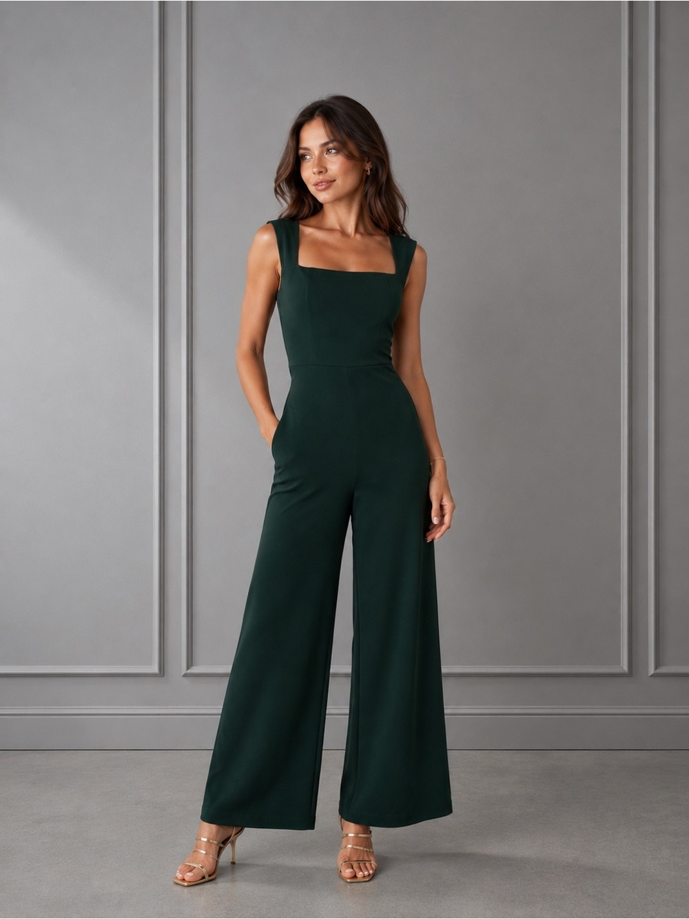 Petal & Pup Iris Emerald Jumpsuit XS B250